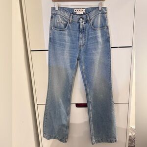MARNI Men straight fit light blue denim jeans